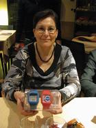 gli orologi in omaggio alle signore Onorato e Boscaino per la partecipazione ai raduni 2013