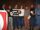 Gli amici del Vespa Club Barletta, primi classificati nella classifica turistica