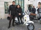 MAURIZIO DE VITA (PRESIDENTE VESPA CLUB FOGGIA GARGANO) - ANNA SCHIRALDI (VICE PRESIDENTE VESPA CLUB FOGGIA GARGANO)