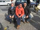 A SINISTRA IL SOCIO SCHENA,AL CENTRO IL SOCIO CODA,A DESTRA IL SOCIO PEDONE