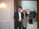 A SINISTRA MAURIZIO DE VITA (PRESIDENTE) - A DESTRA ANNA SCHIRALDI (VICE PRESIDENTE) 3^ CLASSIFICATI