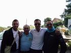 Da sinistra: Gaetano Lo Muzio, Antonio di Corcia, Maurizio de Vita, Luigi Pezzano...nel cuore della notte!!!