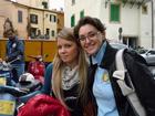 a sinistra Ilenia De Gregorio, a destra Giovanna Labianca