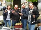 da sinistra Luca Capozzi, Rino Morese, Michele Ercolino e Paolo Ciccorelli